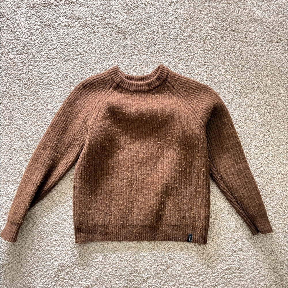 Finisterre Brown Wool Knit Sweater